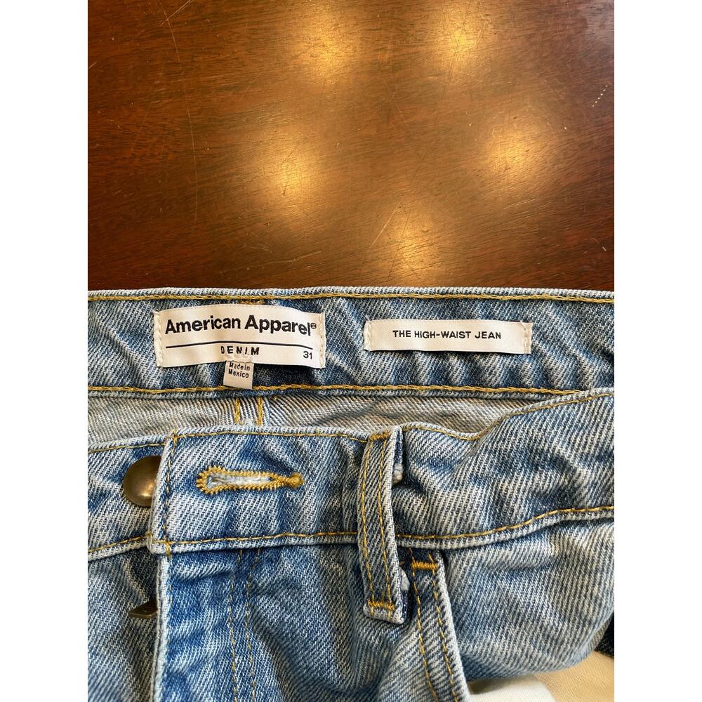 American Apparel The High Waist Jean Mom 90’s Retro Women’s 31 - Picture 3 of 6